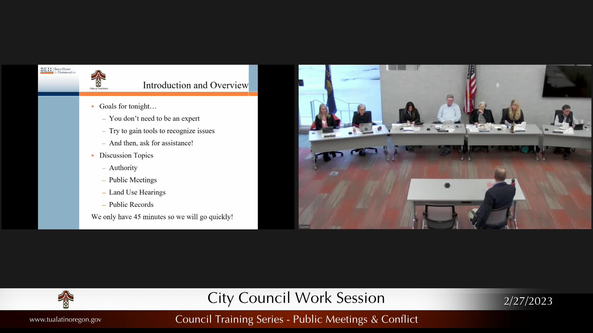 Thumbnail image for February 27, 2023 Tualatin City Council Meeting