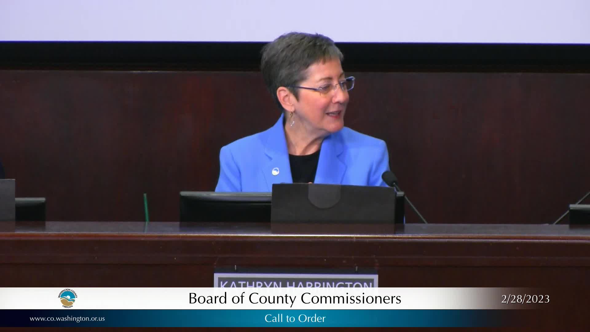 Thumbnail image for February 28, 2023 Washington County Board of Commissioners Meeting
