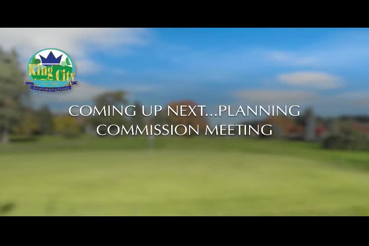 Thumbnail image for April 26, 2023 King City Planning Commission