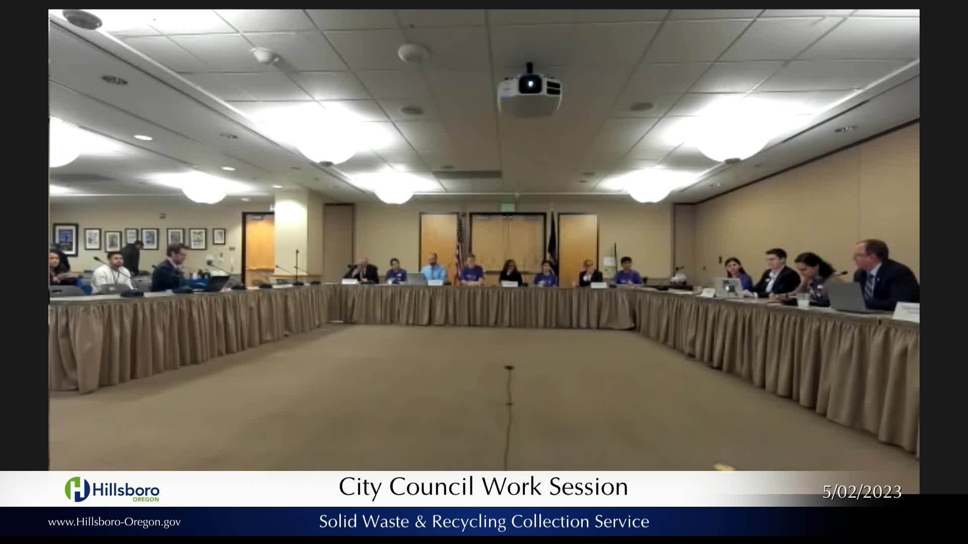 Thumbnail image for May 2, 2023 Hillsboro City Council Meeting