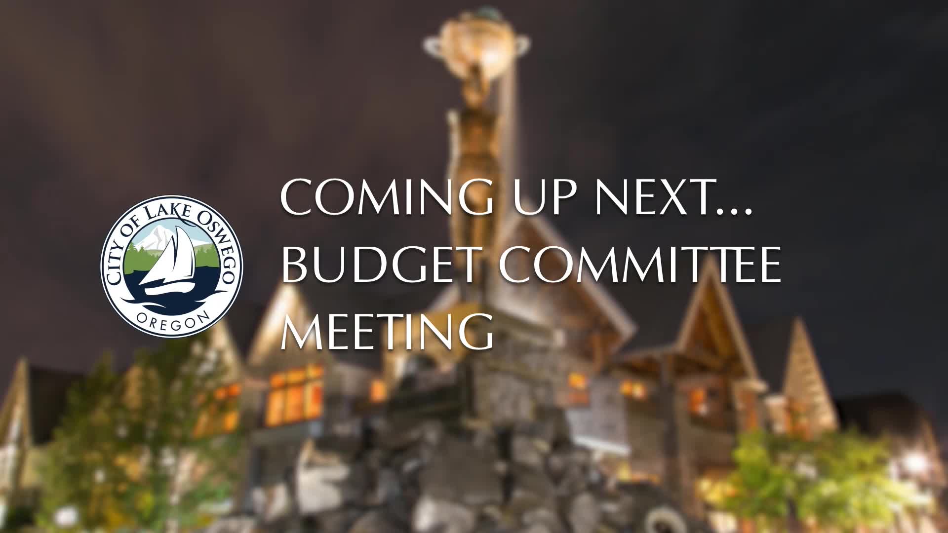 Thumbnail image for May 4, 2023 Lake Oswego Budget Meeting