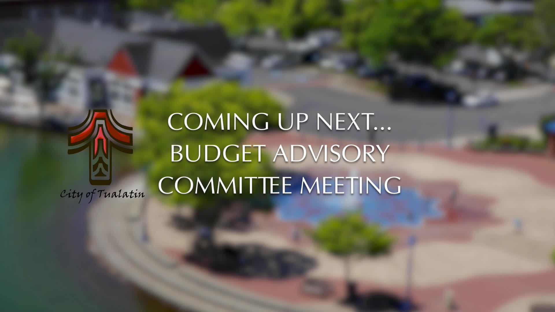 Thumbnail image for May 8, 2023 Tualatin Budget Advisory Committee Meeting
