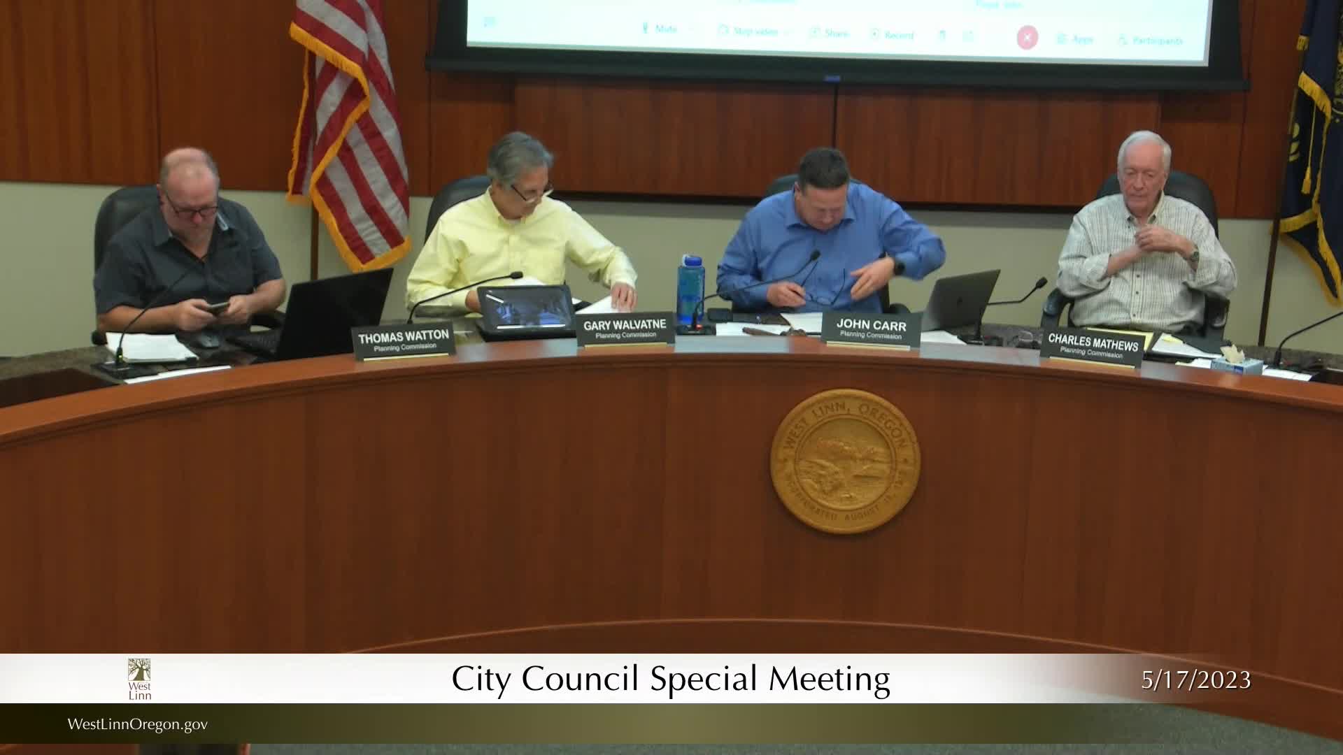 Thumbnail image for May 17, 2023 West Linn Planning Commission