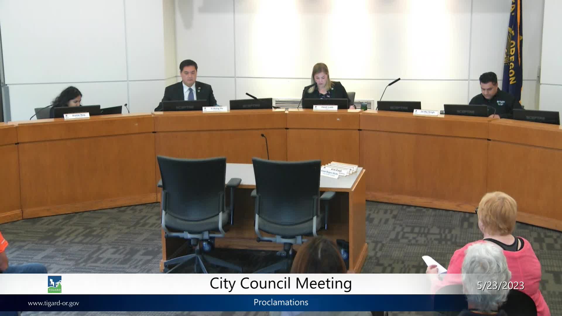 Thumbnail image for May 23, 2023 - Tigard City Council Meeting