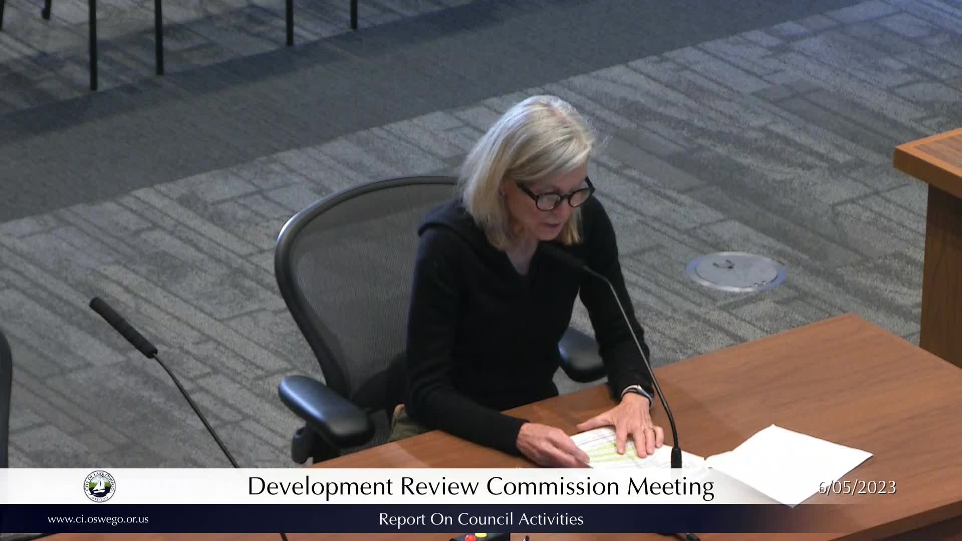 Thumbnail image for June 5, 2023 - Lake Oswego Development Review Commission Meeting