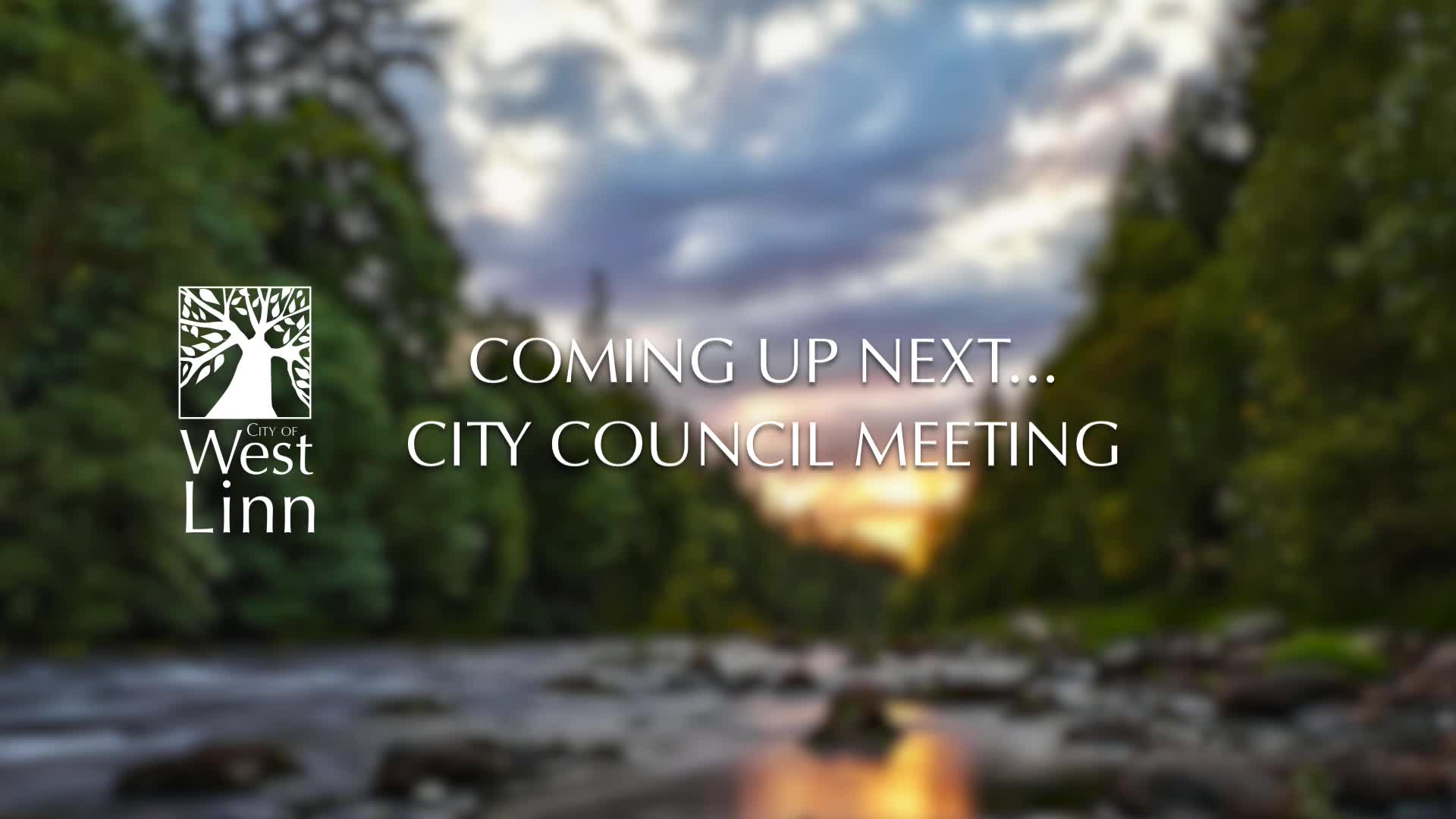 Thumbnail image for West Linn City Council Meeting
