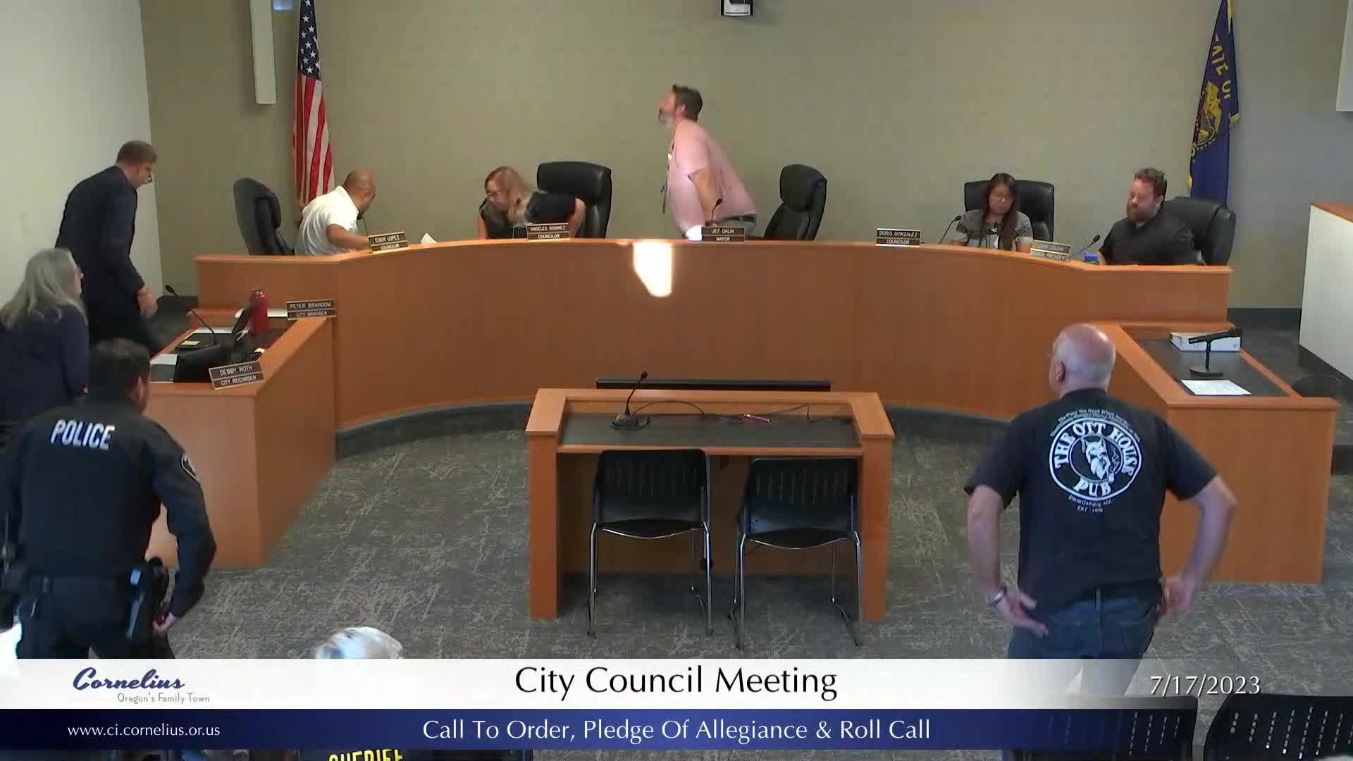 Thumbnail image for July 17, 2023 - Cornelius City Council Meeting
