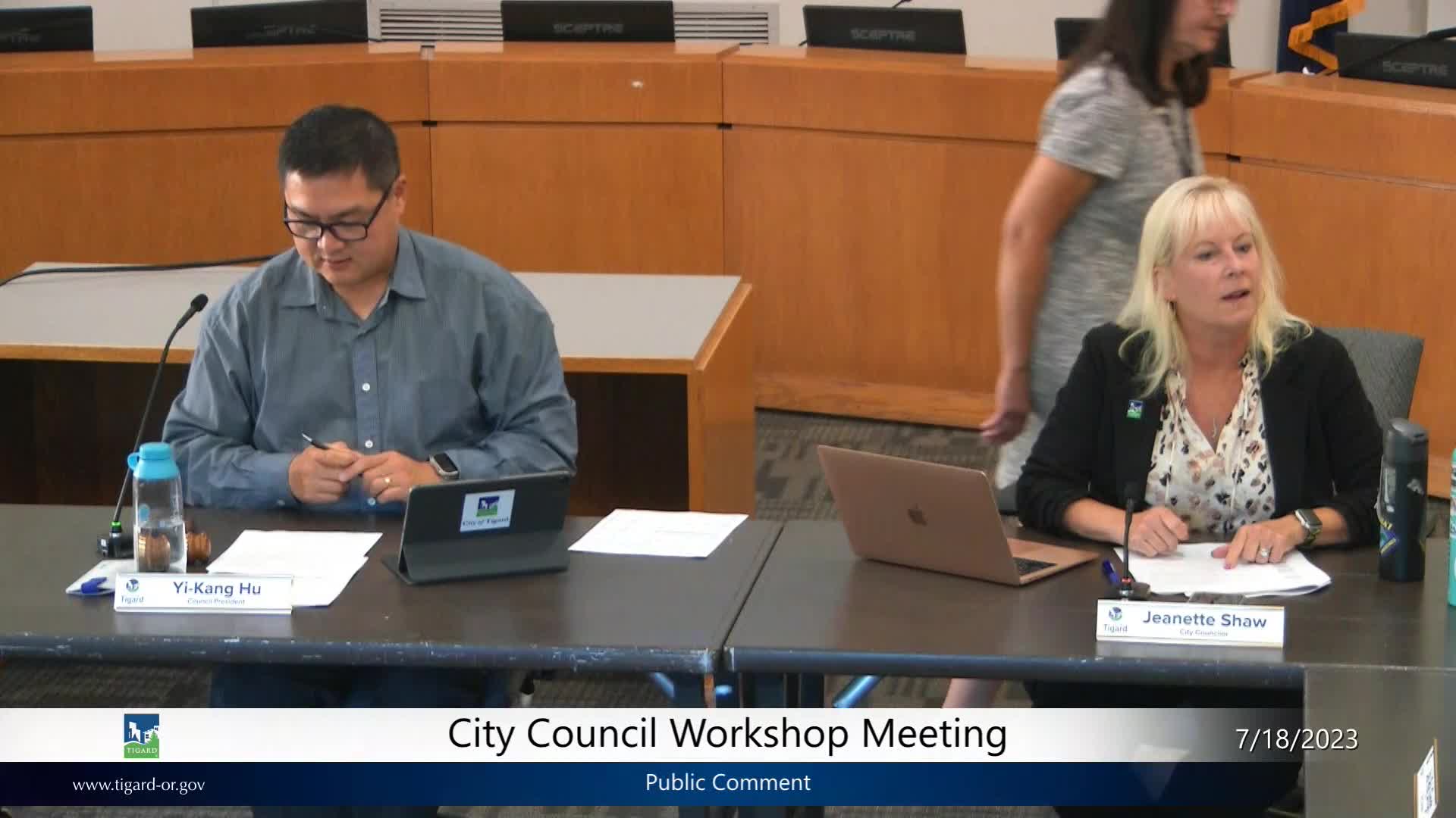 Thumbnail image for July 18, 2023 - Tigard City Council Workshop