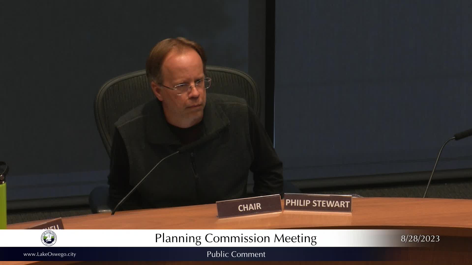 Thumbnail image for August 28, 2023 - Lake Oswego Planning Commission Meeting