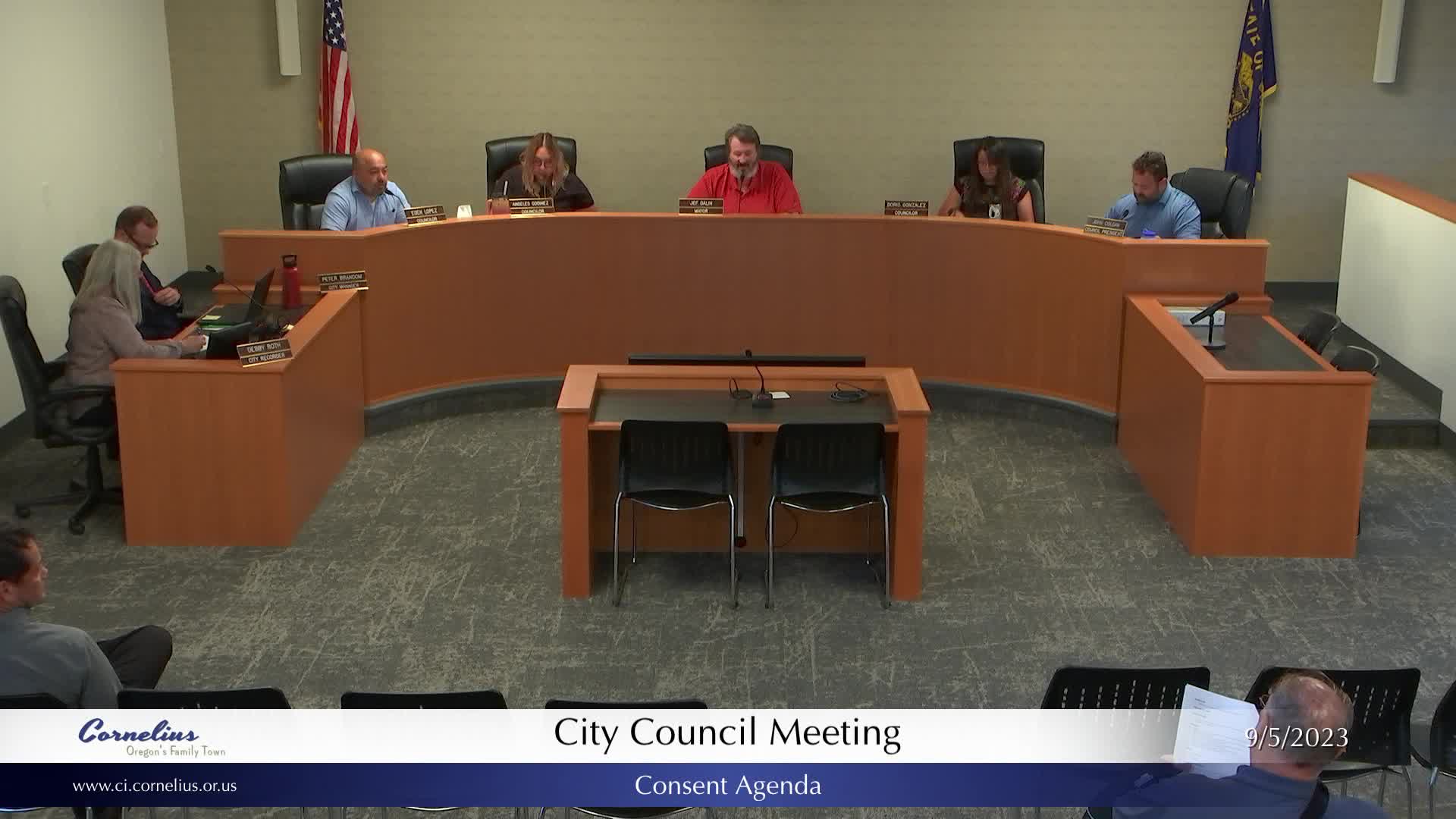 Thumbnail image for September 5, 2023 Cornelius City Council Meeting