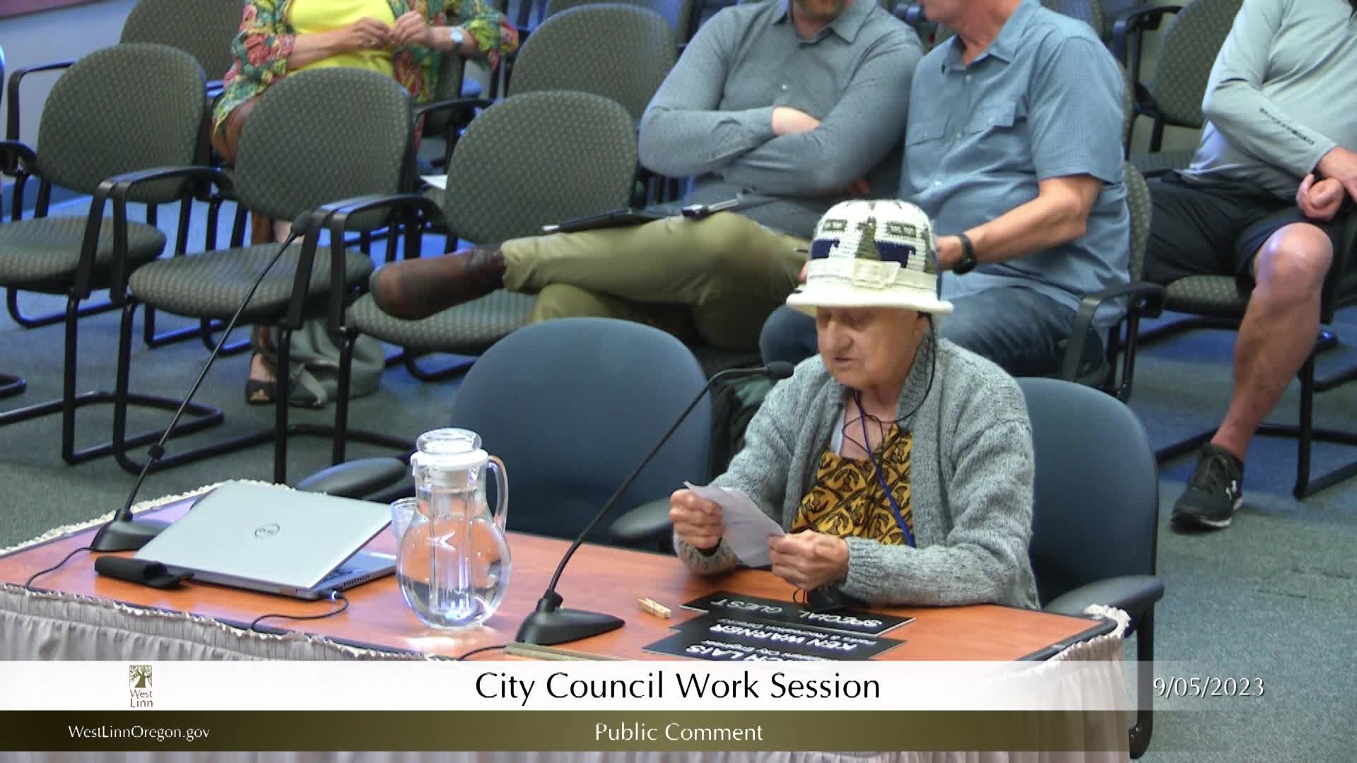Thumbnail image for West Linn City Council Work Session