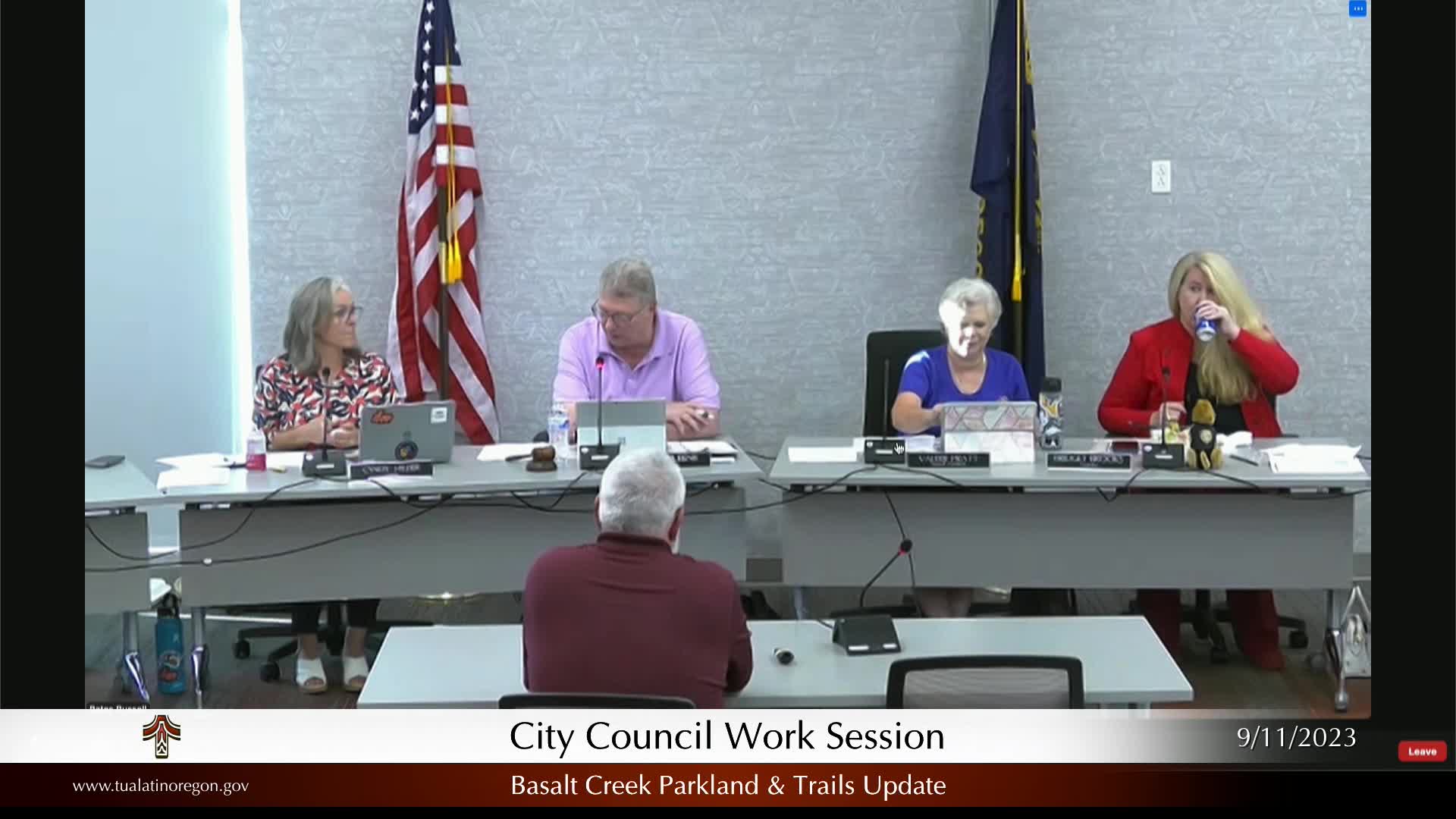 Thumbnail image for September 11, 2023 - Tualatin City Council Work Session