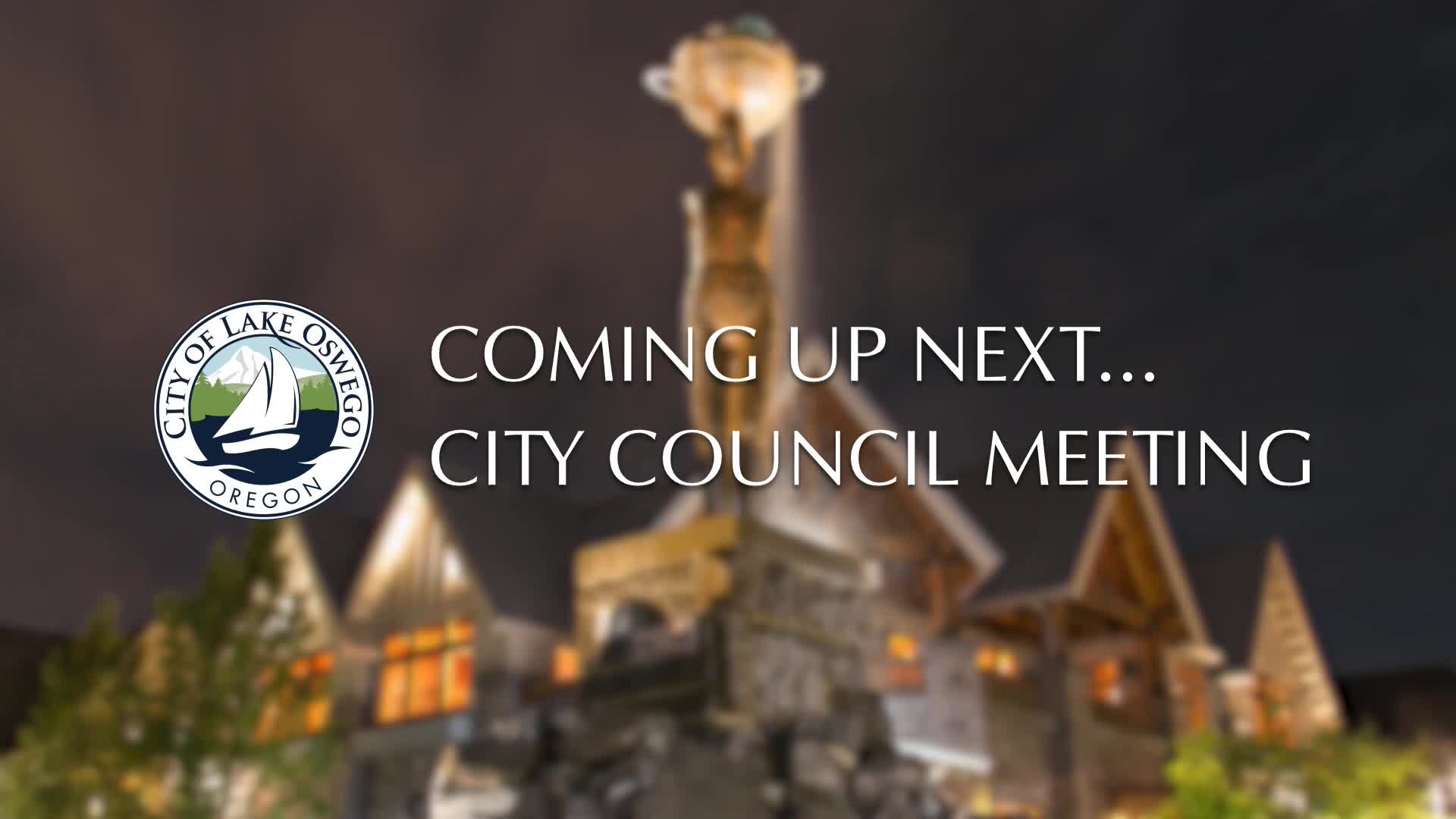 Thumbnail image for Lake Oswego City Council Meeting