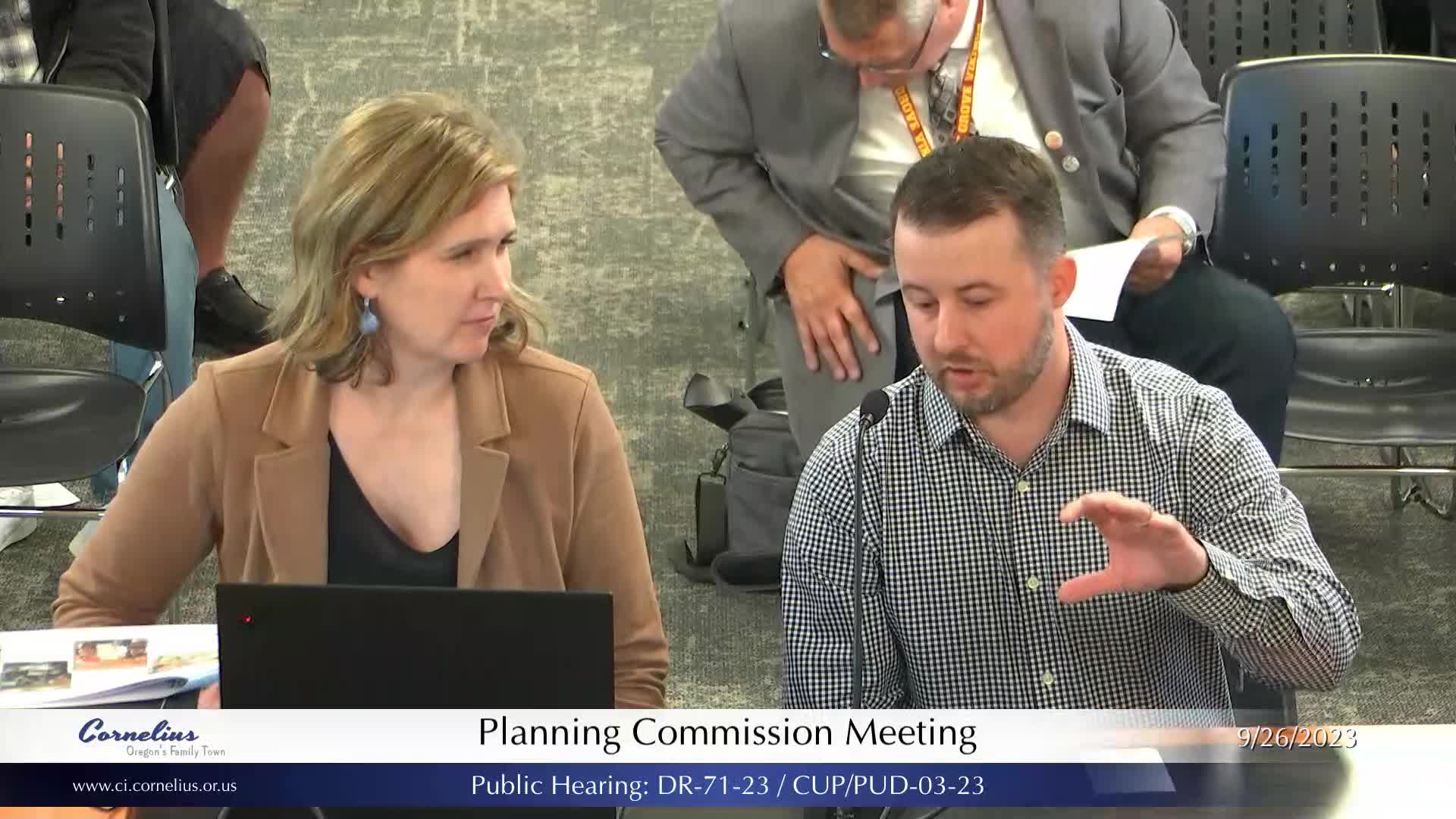 Thumbnail image for September 26, 2023 Cornelius Planning Commission Meeting