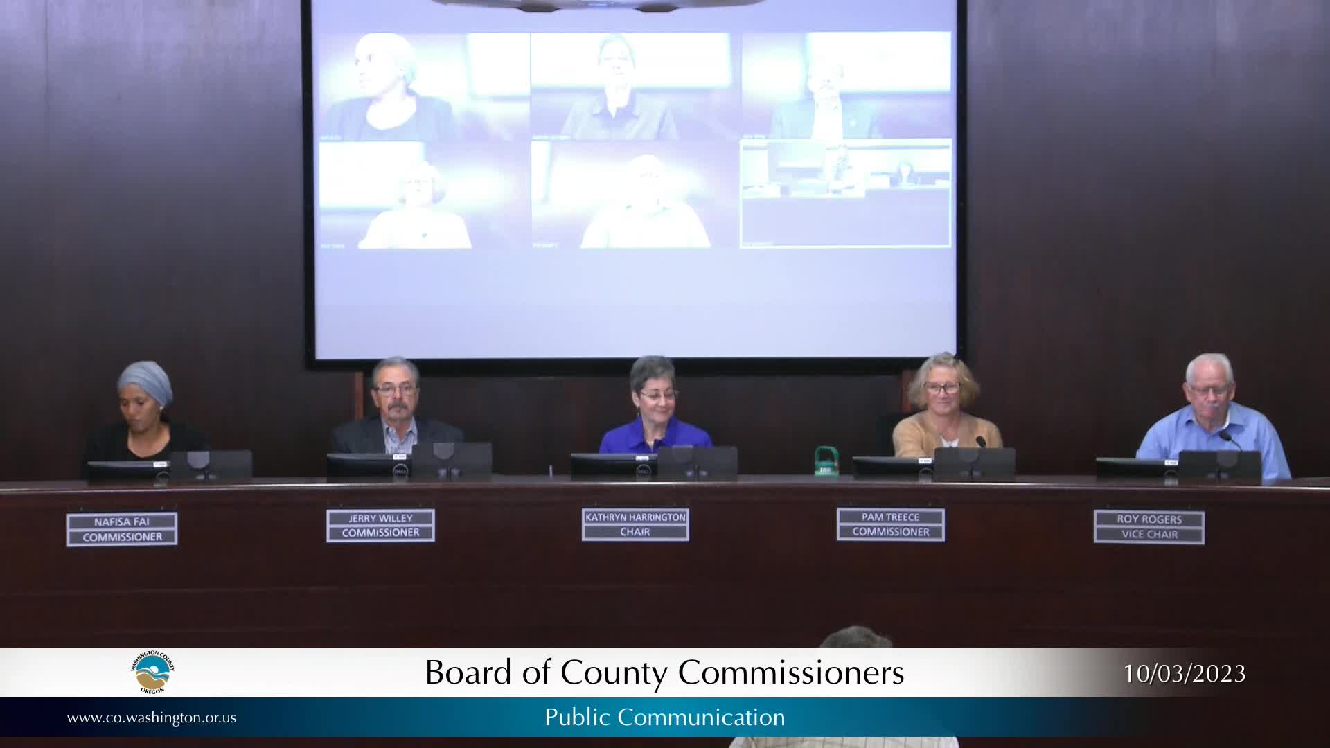 Thumbnail image for October 3, 2023 Board of Commissioners Meeting