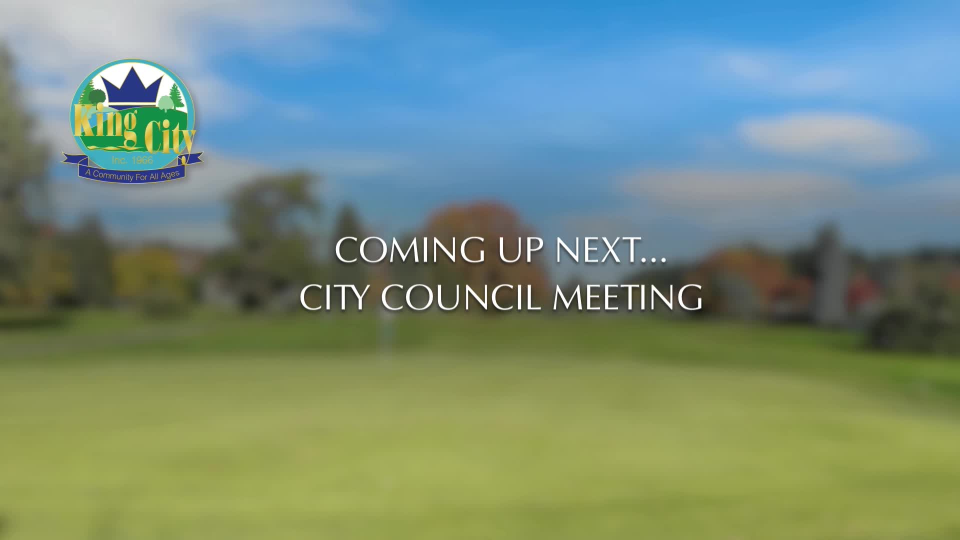 Thumbnail image for October 4, 2023 King City Council Meeting