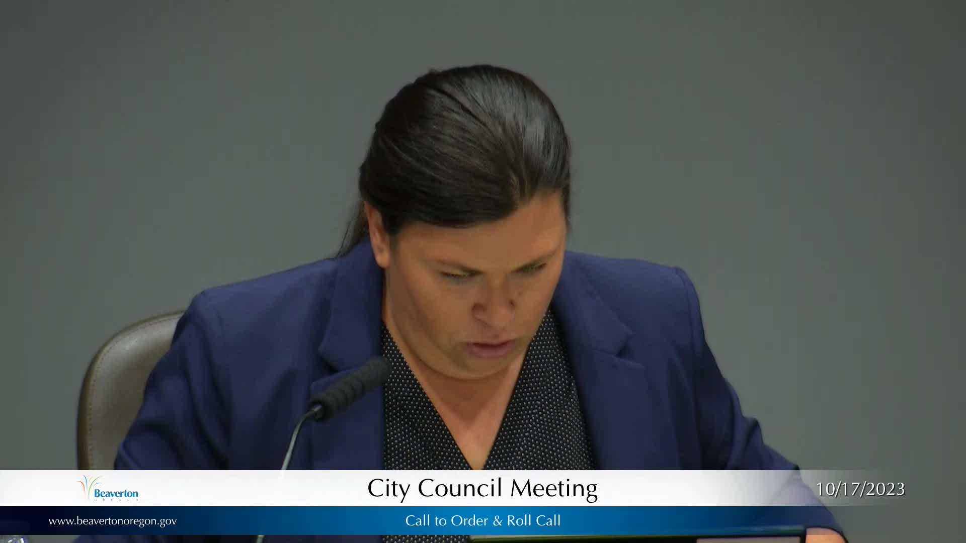 Thumbnail image for Beaverton City Council Meeting - October 17, 2023