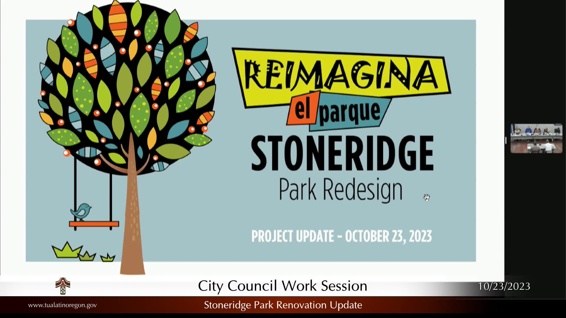 Thumbnail image for Tualatin City Council Meeting - October 23, 2023