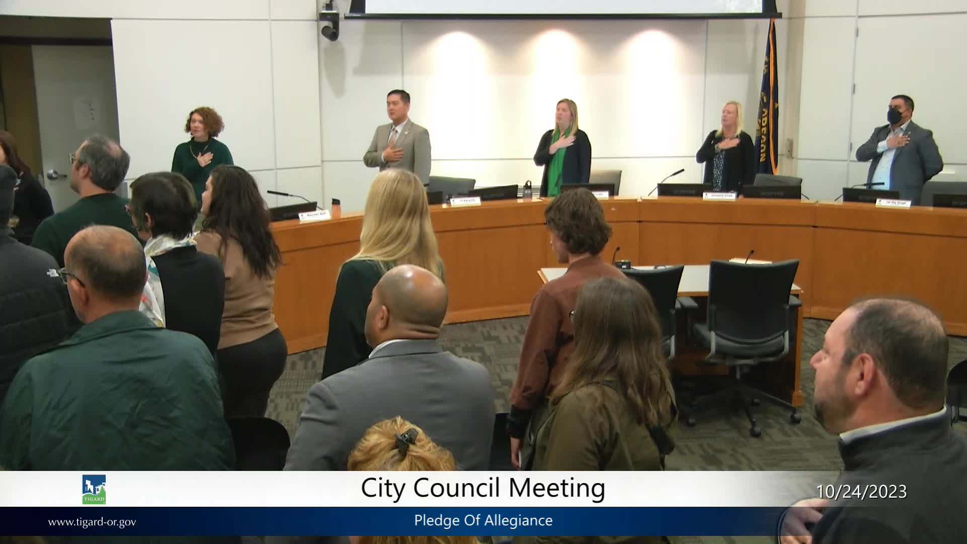 Thumbnail image for Tigard City Council Meeting - October 24, 2023