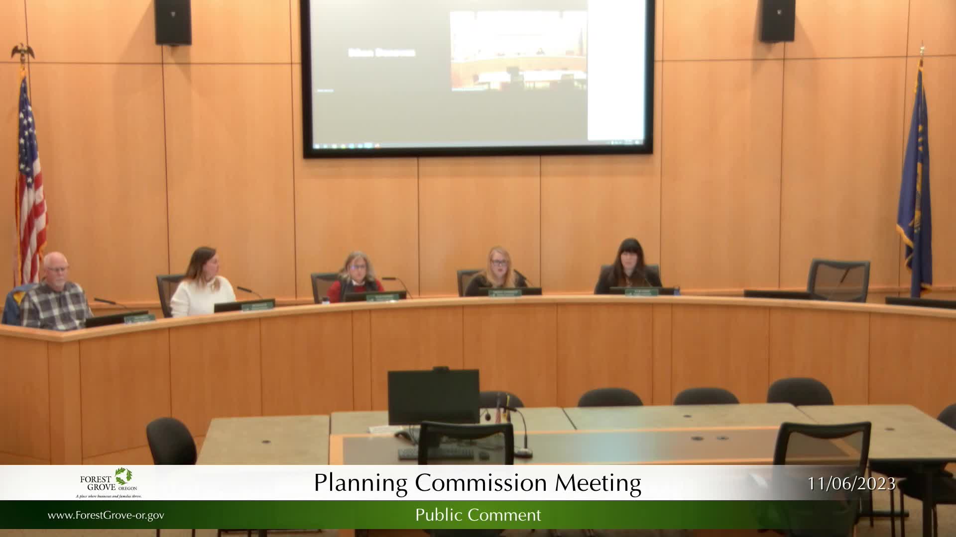 Thumbnail image for November 6, 2023 Forest Grove Planning Commission