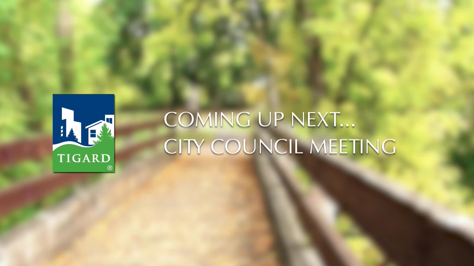 Thumbnail image for Tigard City Council Meeting - November 7, 2023