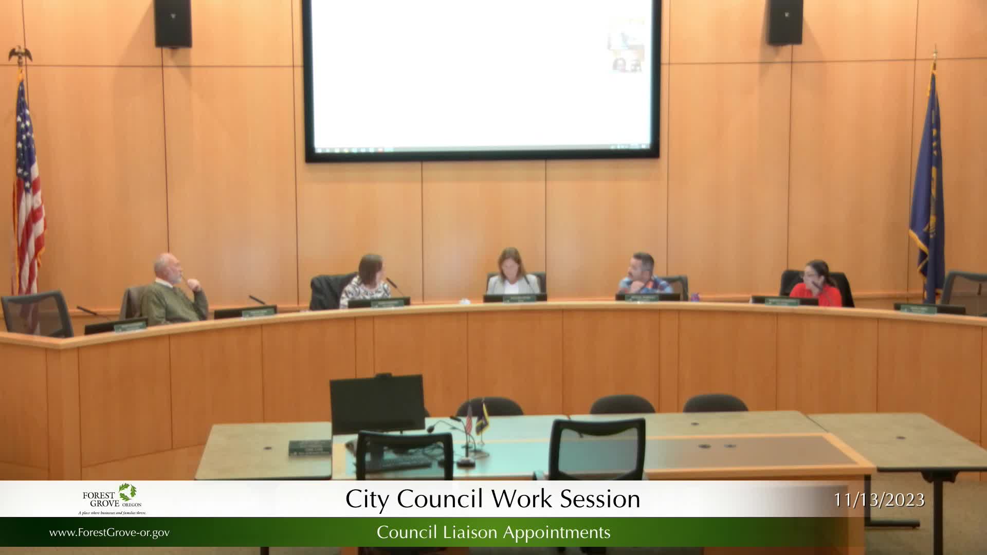 Thumbnail image for November 13, 2023 Forest Grove City Council Work Session