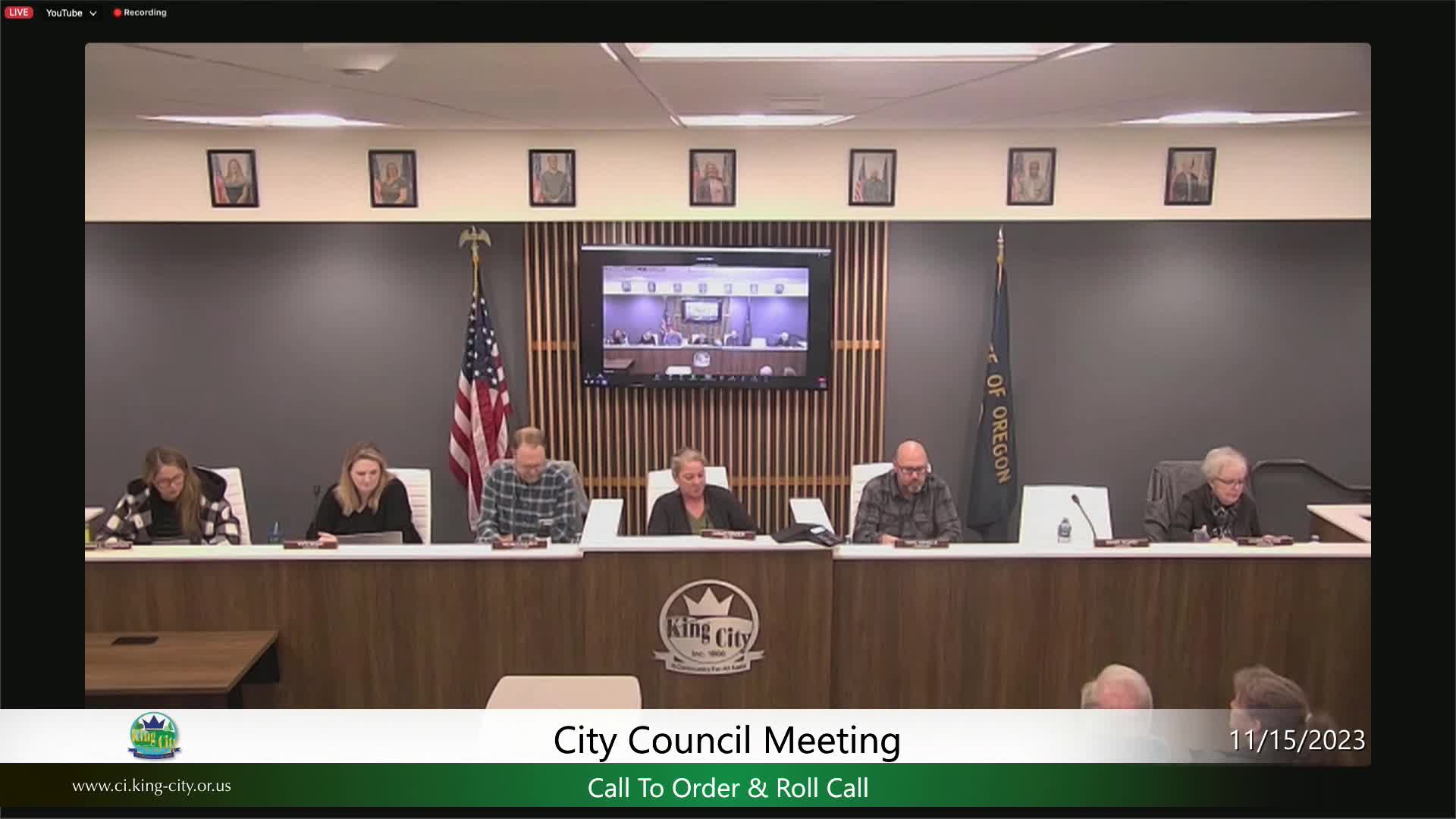 Thumbnail image for November 15, 2023 King City Council Meeting