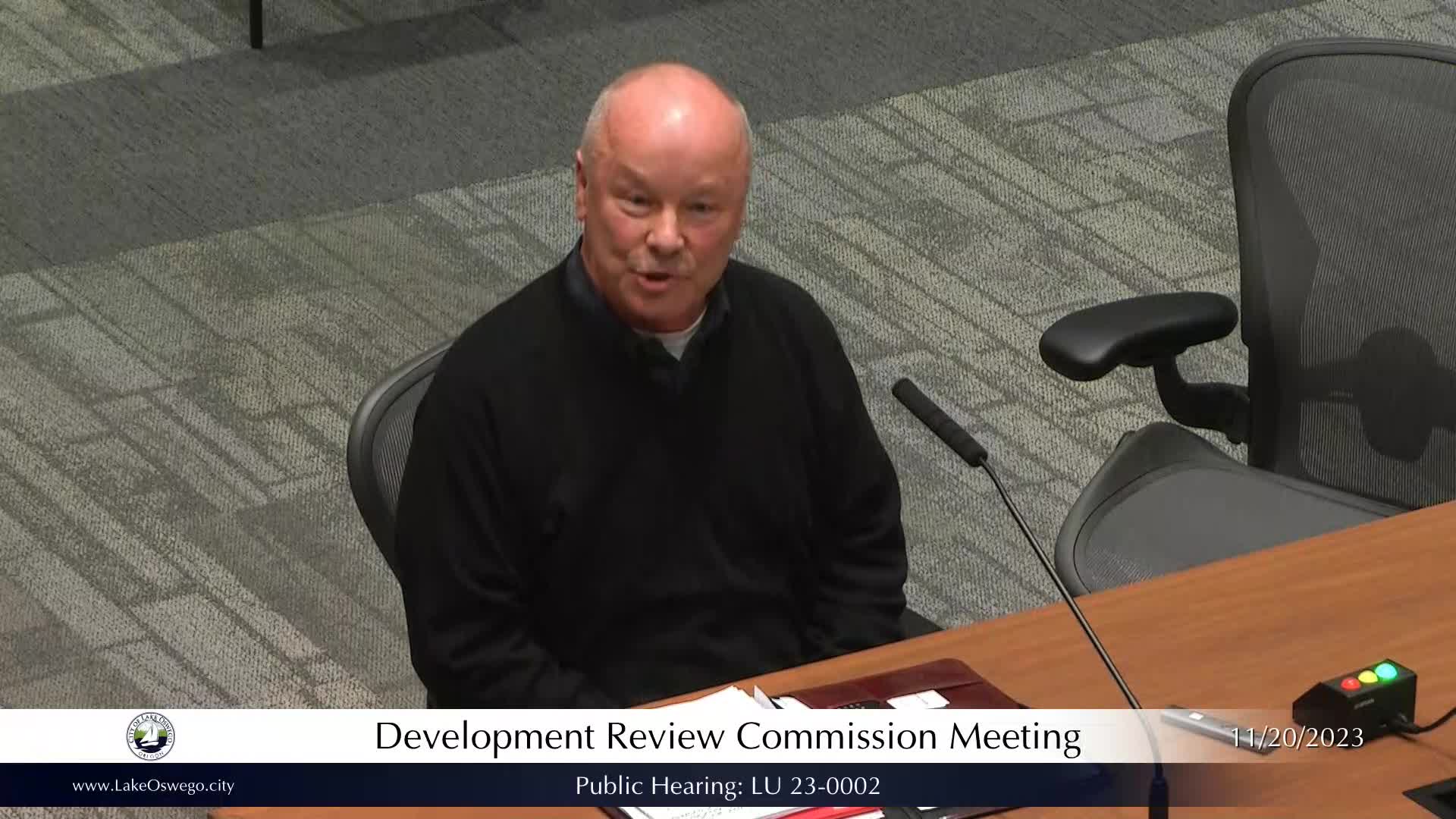 Thumbnail image for November 20, 2023 Lake Oswego Development Review Commission Meeting