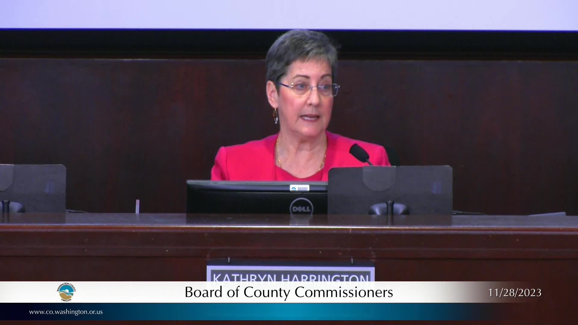 Thumbnail image for November 28, 2023 Washington County Board of Commissioners Meeting