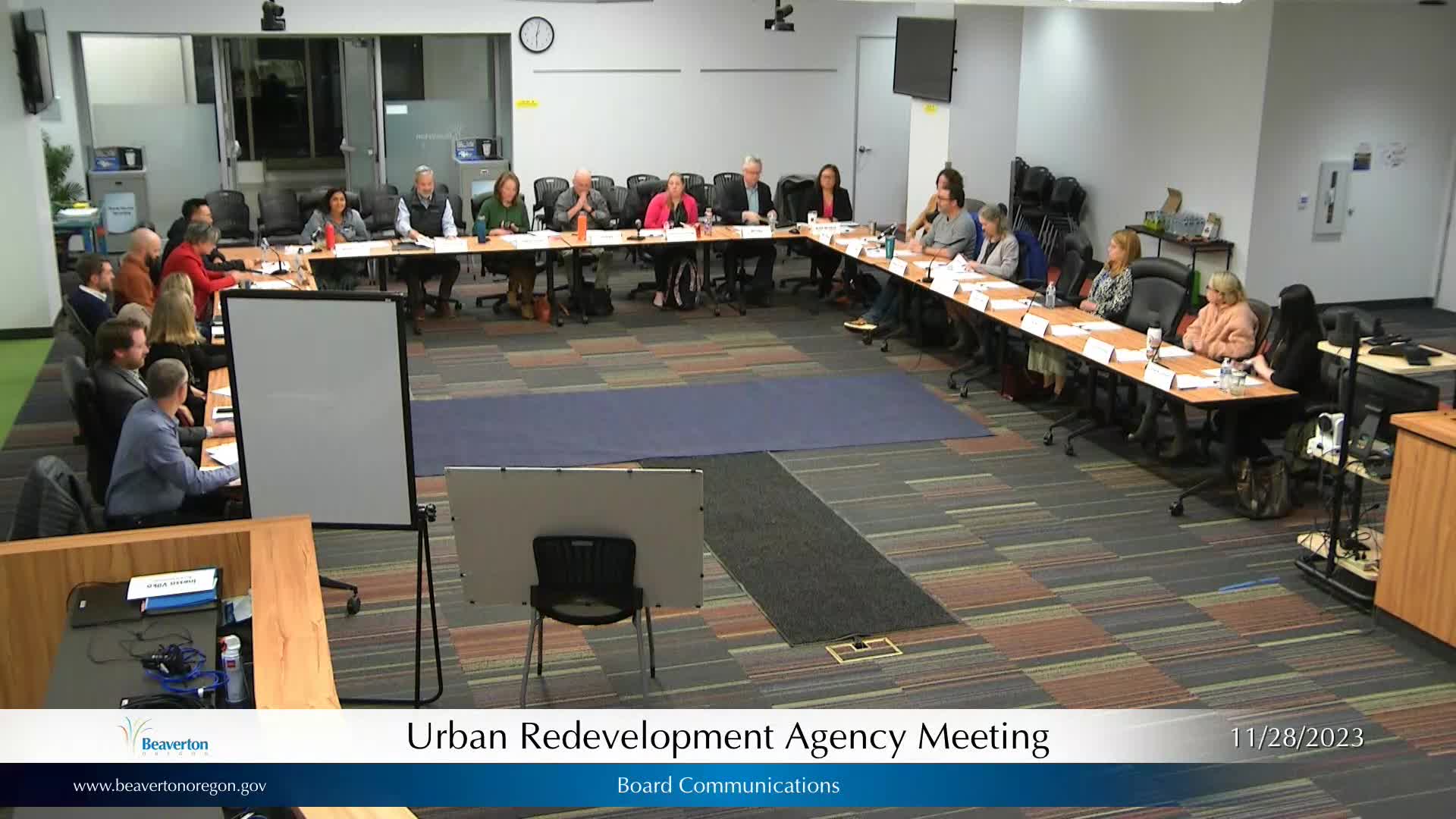 Thumbnail image for November 28, 2023 Beaverton Urban Renewal Meeting