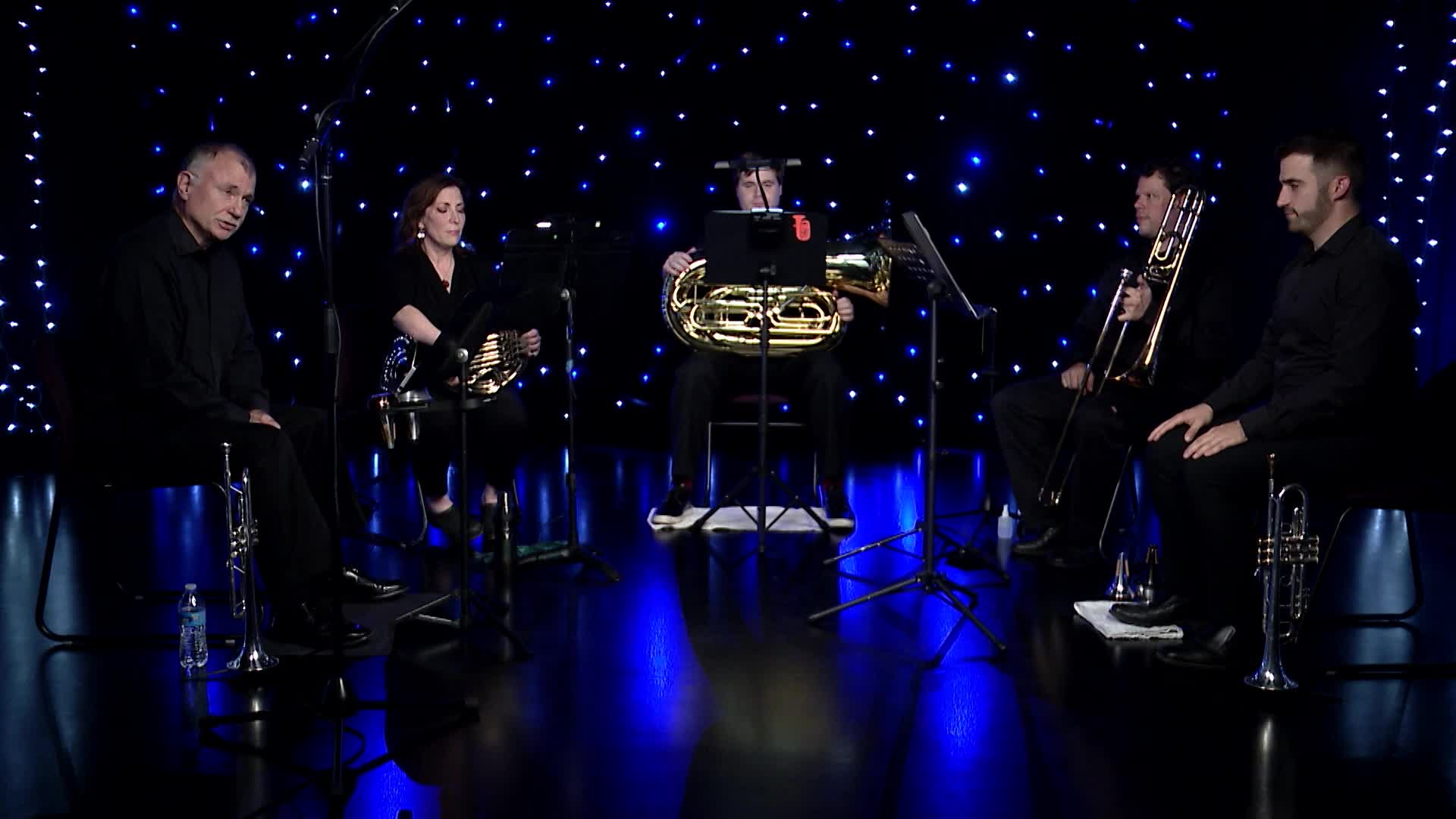 Thumbnail image for Beaverton Community Brass Quintet Holiday Music at TVCTV Studios