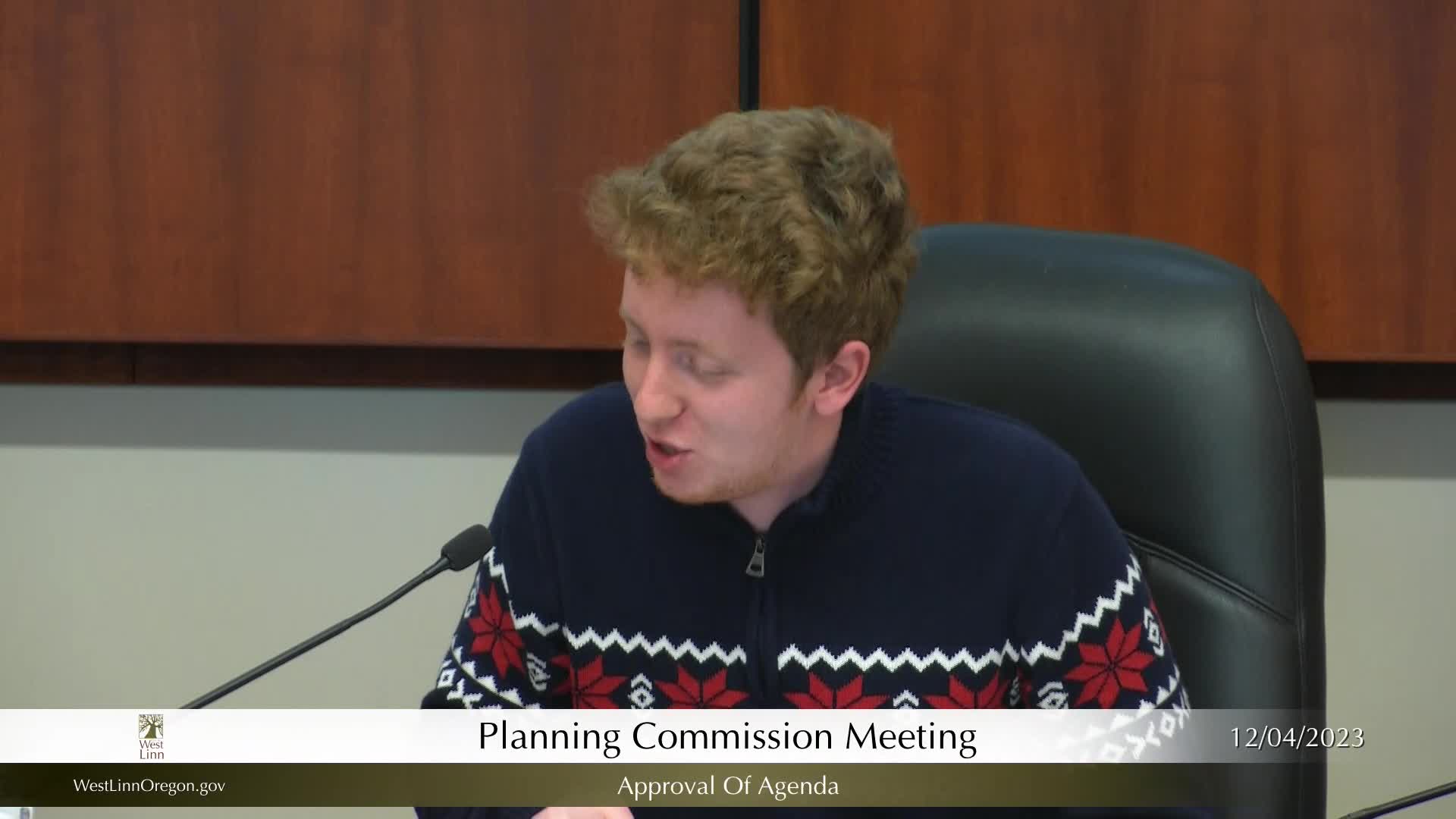 Thumbnail image for West Linn City Council Work Session -12/4/23