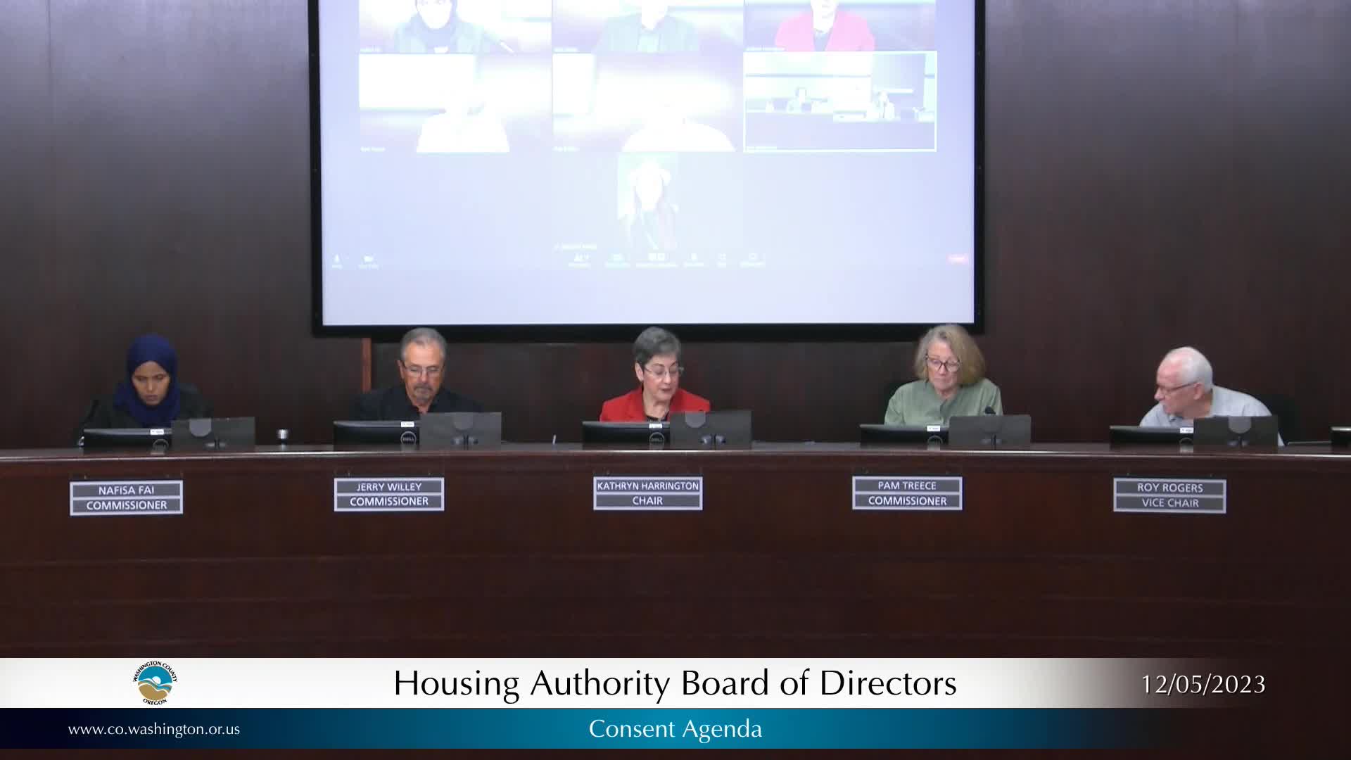 Thumbnail image for Washington County Board of Commissioners Meeting - December 5, 2023