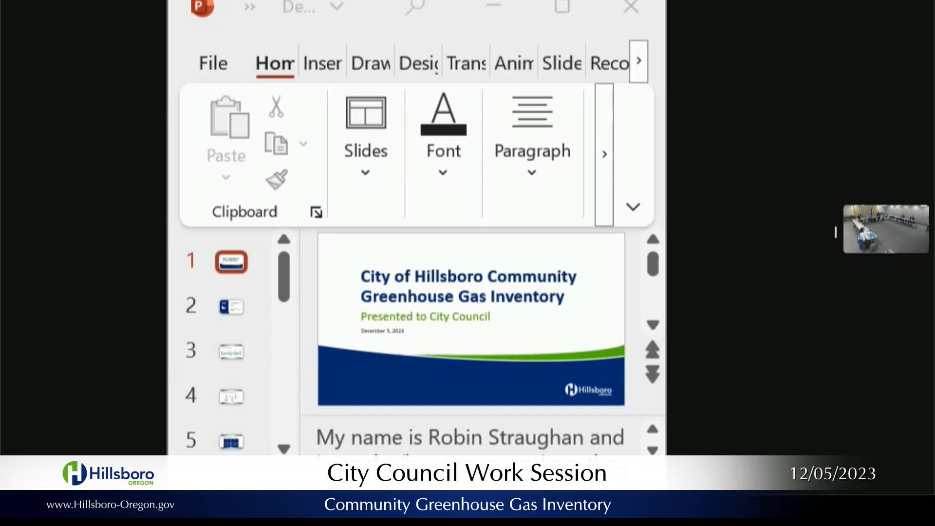 Thumbnail image for Hillsboro City Council Meeting - December 5, 2023