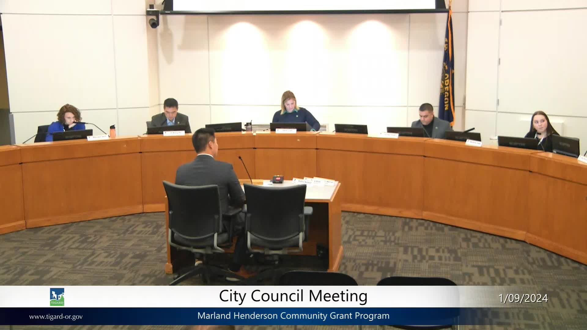 Thumbnail image for January 9, 2024 - Tigard City Council Meeting