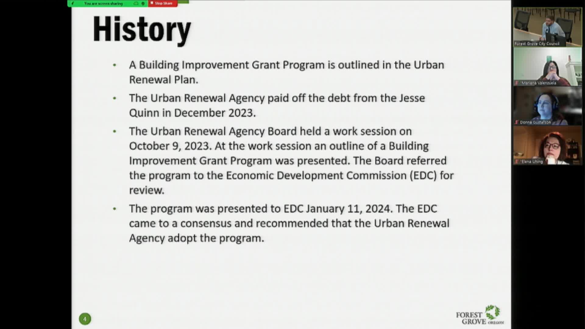 Thumbnail image for January 22, 2024 - Forest Grove City Council Meeting