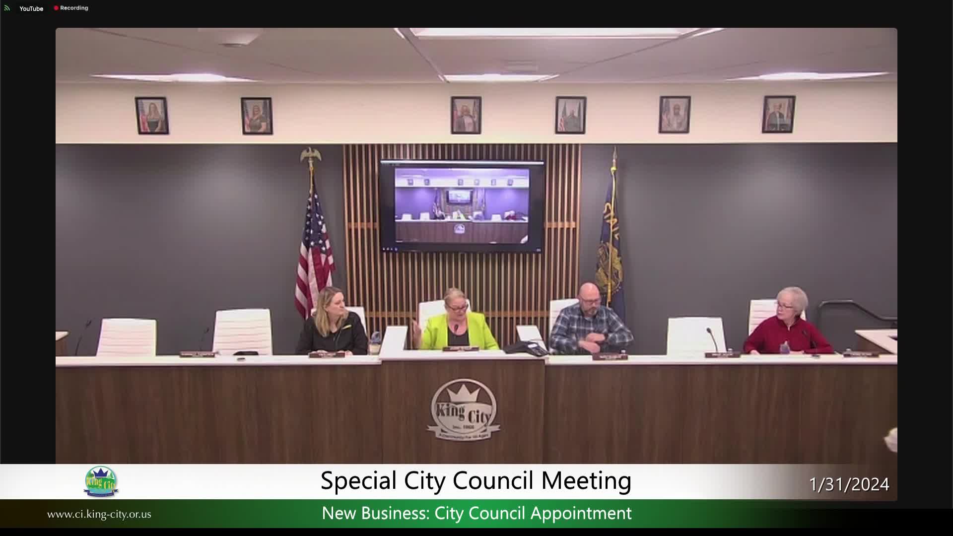 Thumbnail image for January 31, 2023 - King City Council Meeting