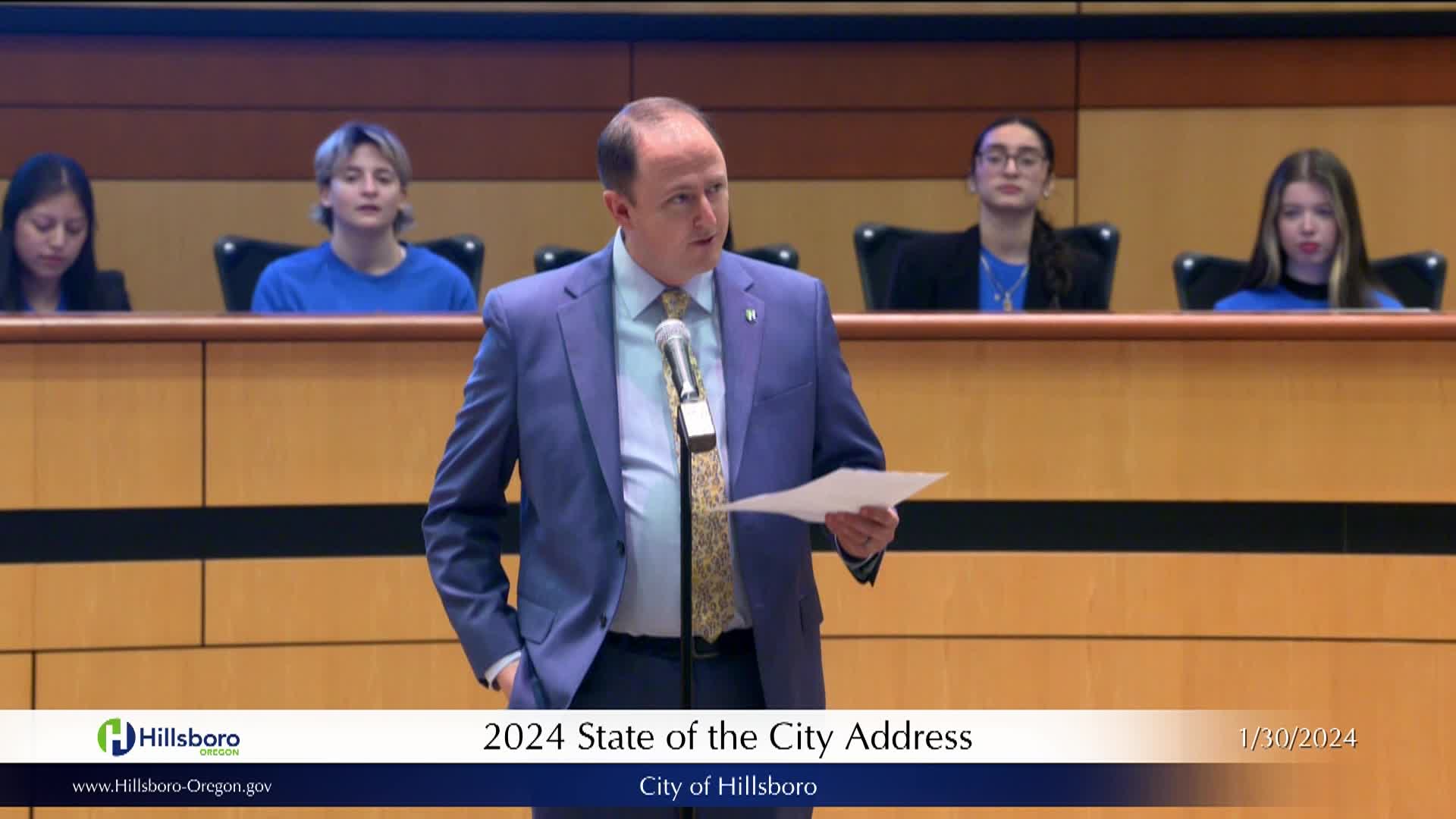 Thumbnail image for Hillsboro State of the City Address January 30, 2024