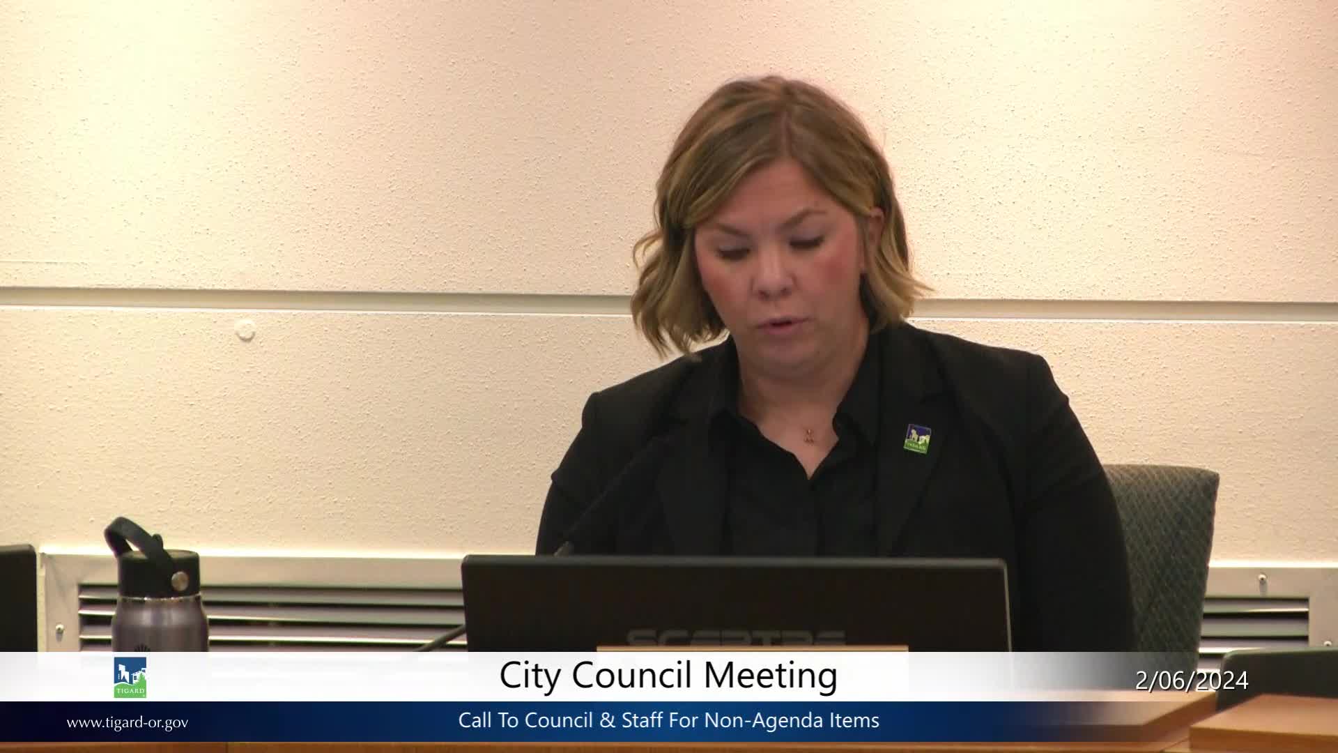 Thumbnail image for February 6, 2024 - Tigard City Council Meeting