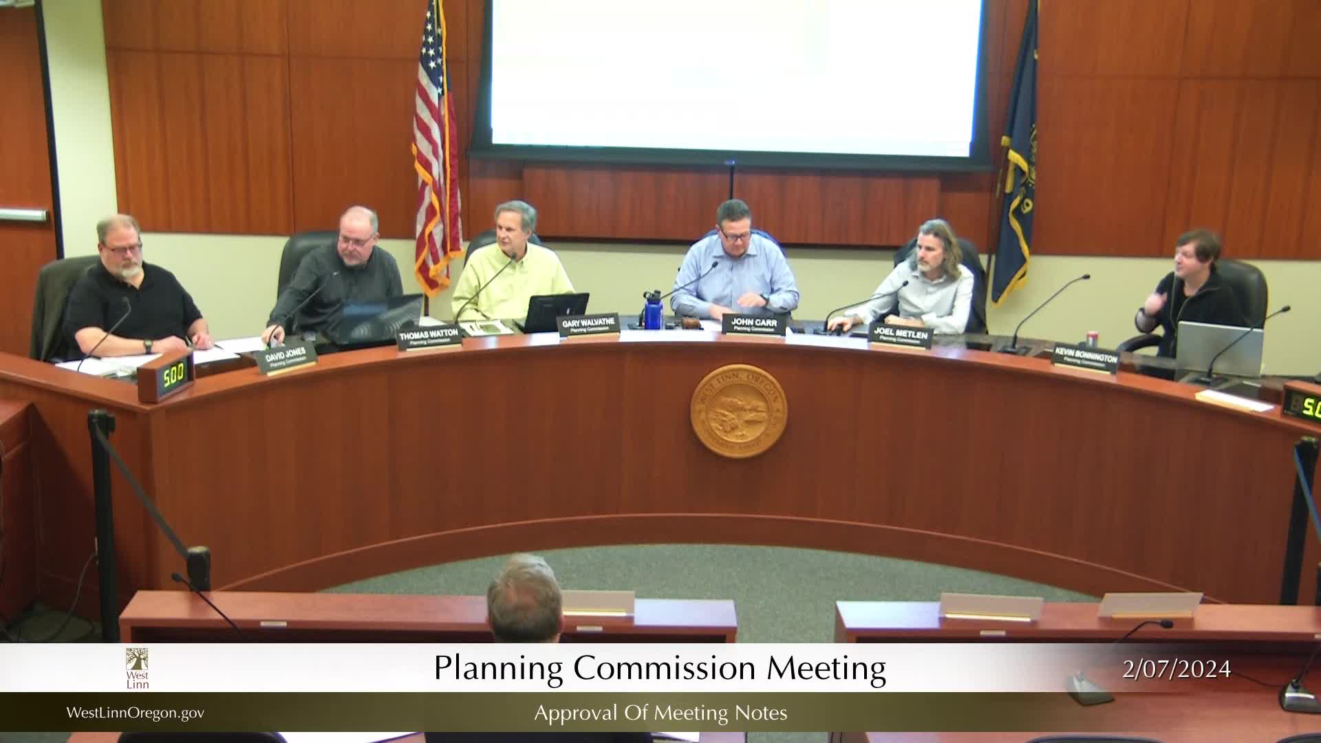 Thumbnail image for February 7, 2024 West Linn Planning Commission