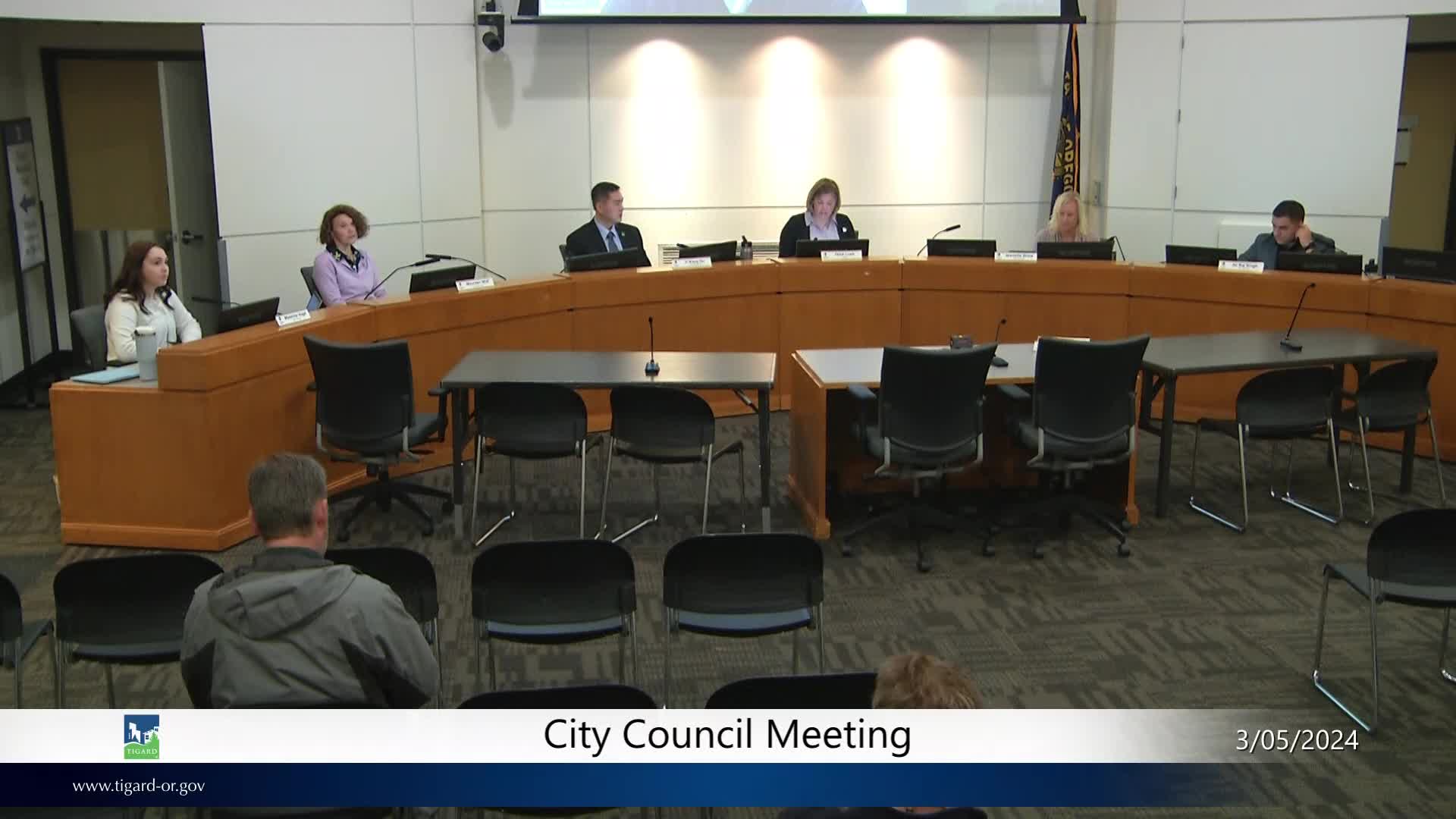 Thumbnail image for March 5, 2024 - Tigard City Council Meeting