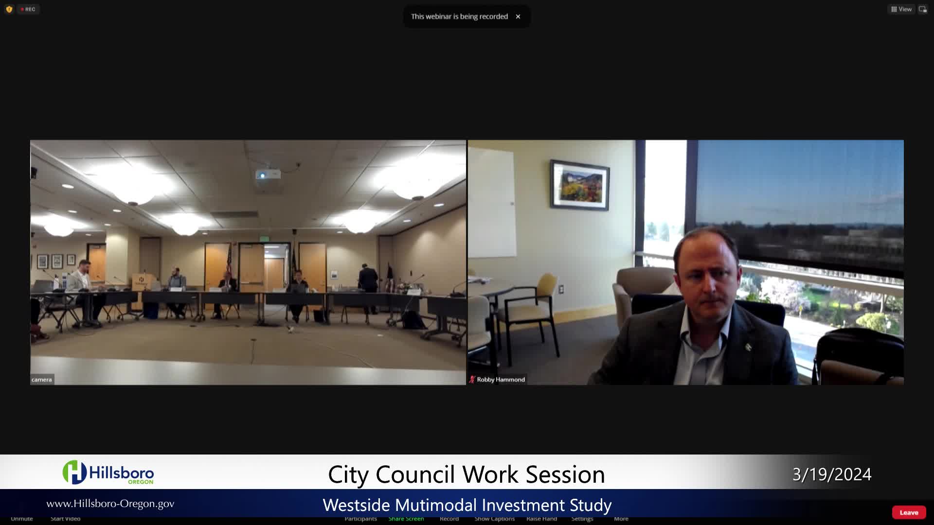 Thumbnail image for March 19, 2024 - Hillsboro City Council Meeting