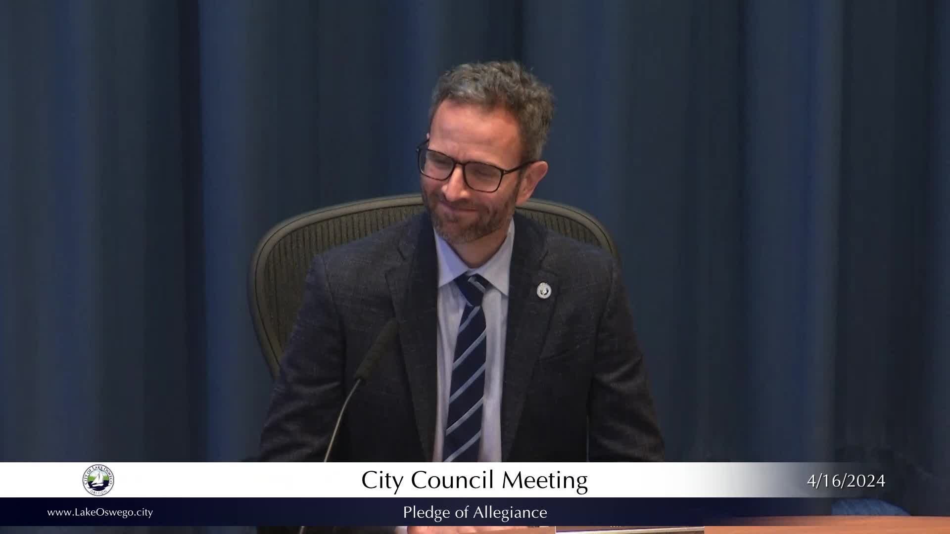 Thumbnail image for Lake Oswego City Council Meeting - April 16, 2024
