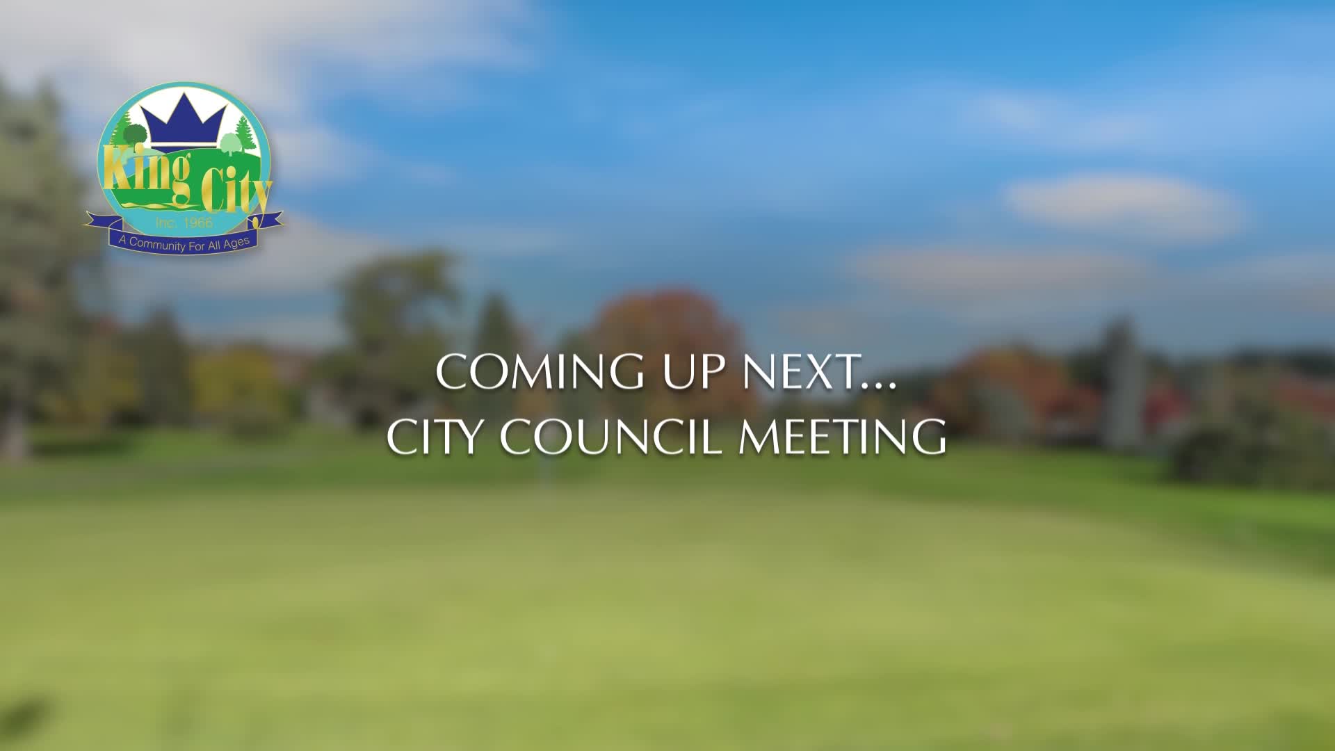 Thumbnail image for King City Council Meeting - April 17, 2024