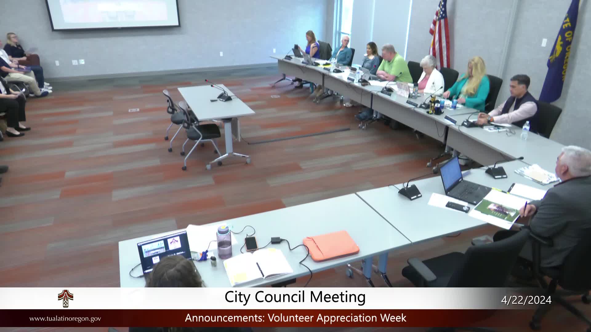 Thumbnail image for Tualatin City Council Meeting - April 22, 2024