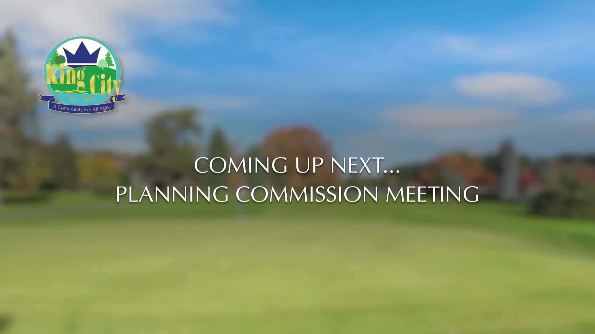 Thumbnail image for April 24, 2024 King City Planning Commission