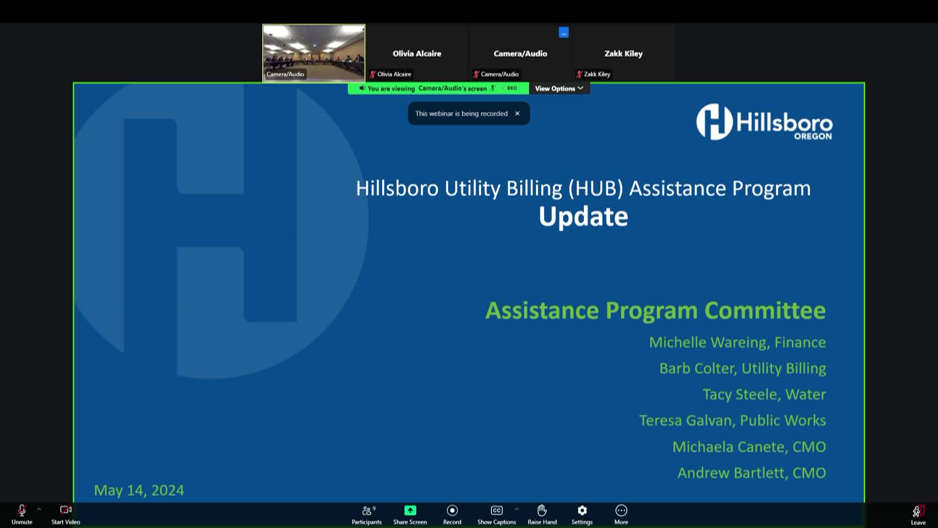 Thumbnail image for Hillsboro City Council Meeting - May 21, 2024