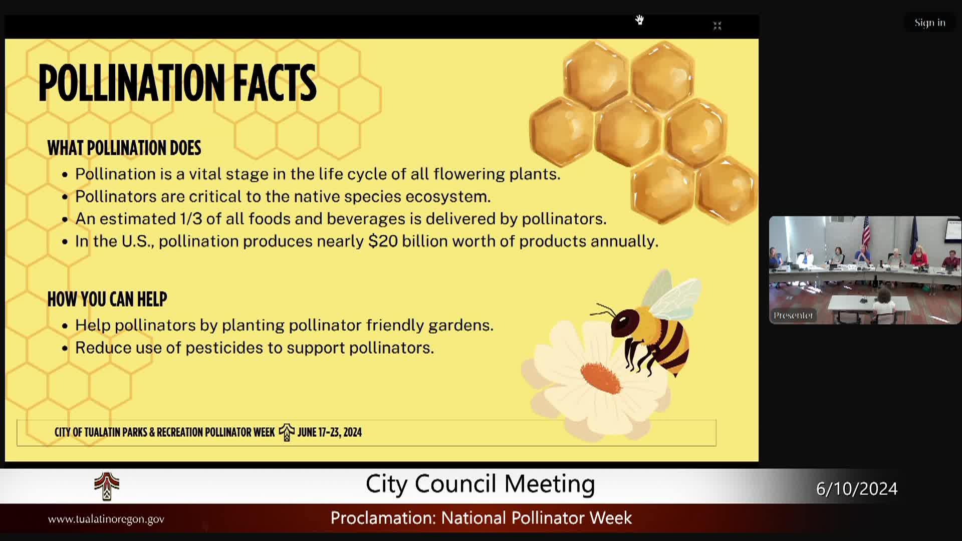 Thumbnail image for June 10, 2024 - Tualatin City Council Meeting