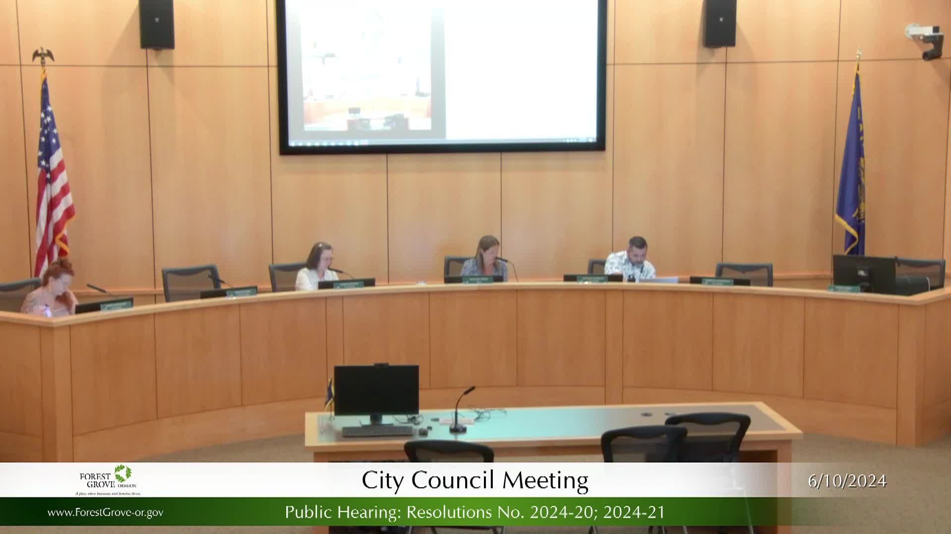 Thumbnail image for June 10, 2024 - Forest Grove City Council Meeting