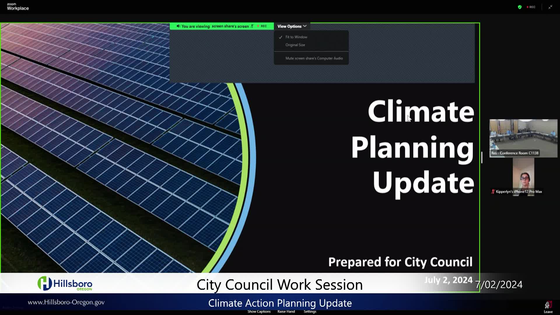 Thumbnail image for July 2, 2024 - Hillsboro City Council Meeting